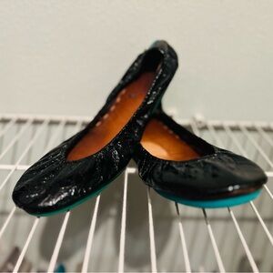 Tieks Shiny Black Ballet Flats